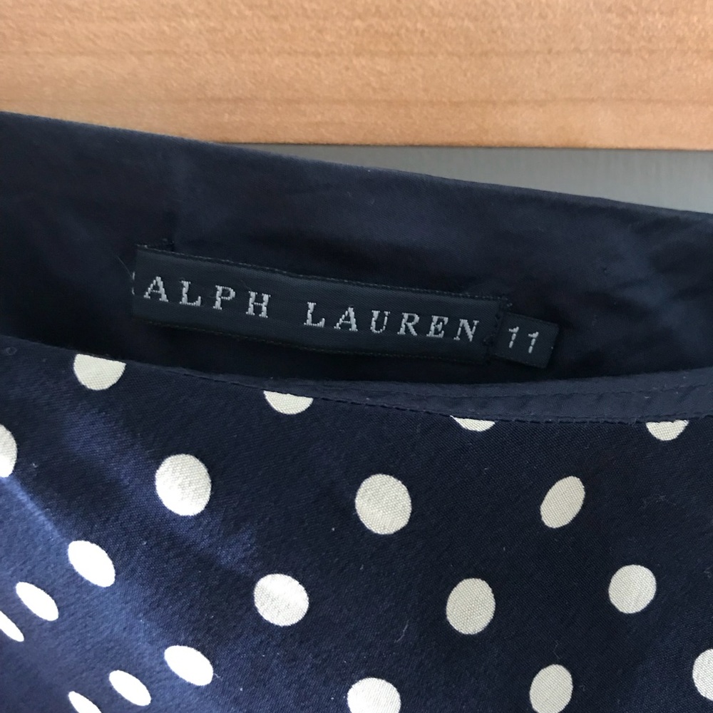 <Ralph Lauren> Silk Dot frilled Skirt - Picture 4 of 4